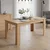 Homestyle4U Jedilna miza, 120x80x76 cm, rjava