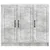 Kreveta Betonska siva 89 x 34,5 x 77 cm Konstruirano drvo