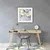 Decormat Podloga za stol Hydrangea 120x90 cm 2 cm