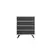 Aberto Design Komoda Suvera 70x86x40cm Belo-Antracit