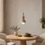 Opviq luster Elwood 20800-E, 1 × E27, zeleni