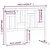 Vidaxl Posteljno vzglavje 140,5x4x100 cm trdna borovina