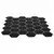 Heksagonska pločica 10 pcs Crna 30 x 30 cm Poliuretan i PET