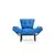 ATELIER DEL SOFA Fotelja Nitta Single Blue