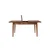 HANAH HOME Vina 02 0701 Walnut Grey Produživi trpezarijski sto, stolice i konzola (5 komada))