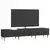TV ormar s ladicama Crna 147 x 34,5 x 30 cm Konstruirano drvo