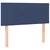 Vidaxl Box spring postelja z vzmetnico modra 80x200 cm blago