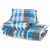 Set posteljine za poplun plavo-sivi 260x240 cm pamučni