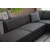 Atelier del Sofa Ugaona garnitura na razvlačenje West Left, 230 x 285 cm, Antracit