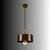 Opviq luster Novella 20903-A, 1 × E27, braon
