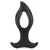 Anos RC Butt Plug with a Hole Black