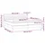 Vidaxl Box spring postelja z vzmetnico temno siva 200x200 cm blago