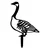 Atelier Del Sofa Dekorativna figura Goose 03, 60x37 cm, 1.5 mm