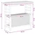 Vanjski bar stol s pohranom Prirodna 110 x 50 x 105 cm Bambus