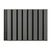 Deking panel zidni za ograd i fasadu 2700x219x26mm svetlo siva
