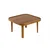Hanah Home klub sto Hera 60, 60 cm, orah