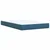 Vidaxl Box spring postelja z vzmetnico modra 120x190 cm žamet