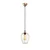 Opviq Luster Armut-6677, 20cm, IP20, Zlatne boje