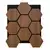 MASTER Panel akustični 759x621x18mm (0,4713m2) tamni Hrast TI06