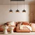 Opviq Luster Yildo-L-253-1, 146x36x122cm, IP20, Bakarno-crne boje