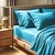 Tonne Bleue - Turquoise Ranforce Fitted Sheet 61