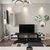 Hanah home TV Komoda Zebra Crno-Bela