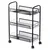 Vilde 568029 - Metalna polica na 3 nivoa (crna ),  44 x 26 x 63 cm