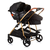 Kolica za blizance 3u1 Chipolino duo smart OLeaves