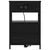 Noćni ormar 2 pcs Crni hrast 40 x 31 x 60 cm Konstruirano drvo