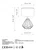 Opviq Set Stonih lampi Diamond-S-708, 25x25x43 cm, IP20, 2 komada, Braon-crna