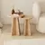 Hanah Home Mushroom Sto za dnevnu sobu (2 dela), Braon