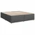 Vidaxl Box spring postelja z vzmetnico temno siva 200x200 cm blago