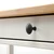 HEMNES Radni sto s 2 fioke, belo bajcovano/svetlosmeđa, 120x47 cm