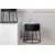 Venture Design Puf Petra 45.5x46.5 cm črn