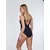 SUNFLAIR Enodelne kopalke temno modra/bela