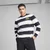 Mens Puma Class Striped Crew, Blue, Size XL, Clothing