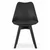 ModernHome Set od 4 trpezarijske stolice, Crni