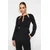 Trendyol Milla ženska bluza TPRAW24BZ00053, crna