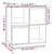 Vidaxl Komoda medeno rjava 74x35x80 cm trdna borovina
