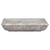 Umivaonik sivi 50 x 35 x 10 cm mramorni