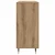 vidaXL Strani šal Rjava 90 x 34 x 80 cm Konstruiran les