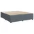Vidaxl Box spring postelja z vzmetnico temno siva 180x200 cm žamet