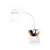 LUSIA LED stona lampa, prigušiva, fleksibilna, punjiva, LED/5W/5V 3000/4000K 1200 mAh, bela