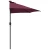 Vrtni suncobran Bordeaux Crvena 294 x 150 x 224 cm