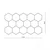 LED plafonsko svetlo HEXLINE LED/513W/230V 6500K 300x516 cm belo