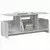 TV stalak Siva Sonoma 102 x 35 x 45 cm Konstruirano drvo