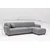 ATELIER DEL SOFA Ugaona garnitura Eddy Corner (L3 CHL) Light Grey