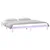 vidaXL LED posteljni okvir 160x200 cm trden les