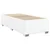 vidaXL Box spring postelja z vzmetnico bel 100x200 cm umetno usnje