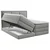 MID.YOU POSTELJA BOXSPRING 200 cm x 200 cm , tekstil rjavosiva